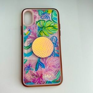 Lilly Pulitzer IPhone X Case with Popsocket